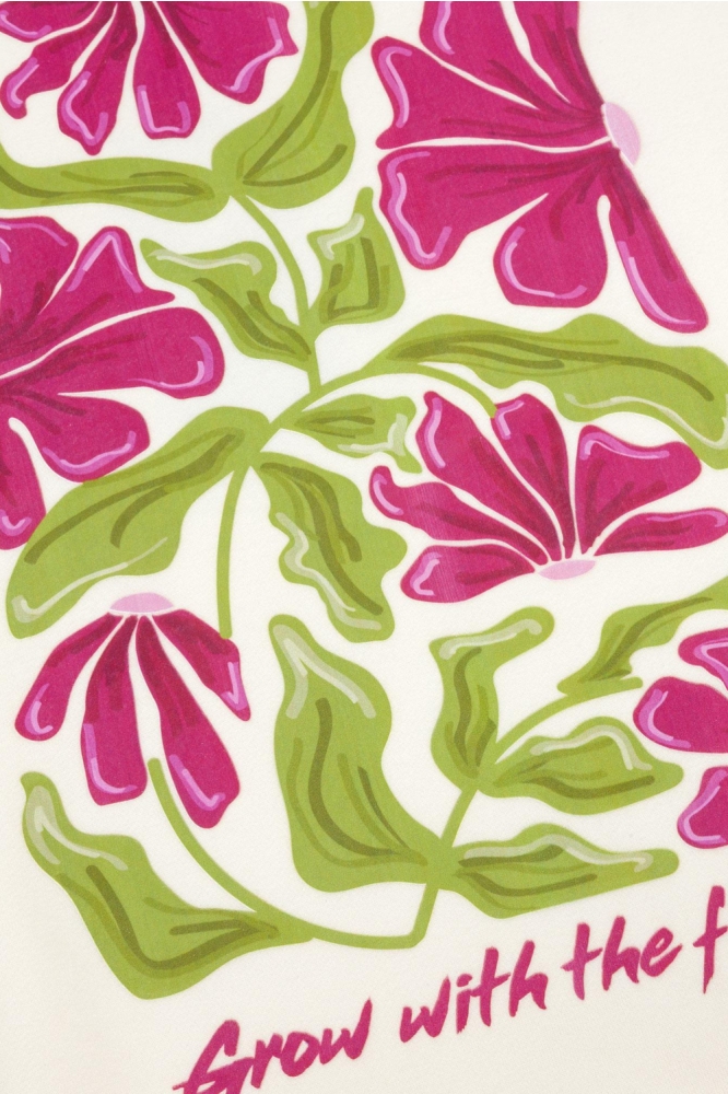 Ydence witte dames sweater | Kleurstaal