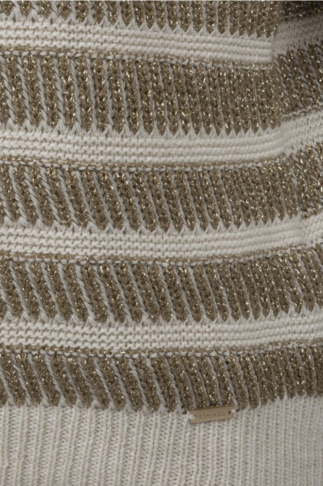Kimara gouden dames trui | Close up