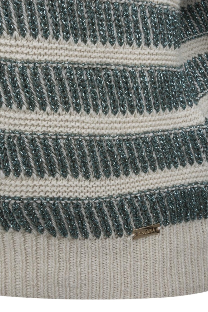 Kimara groene dames trui | Close up