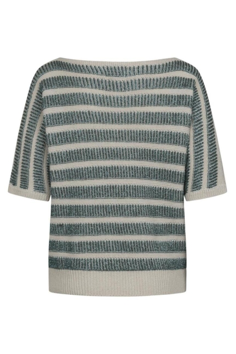 Kimara groene dames trui | Achteraanzicht