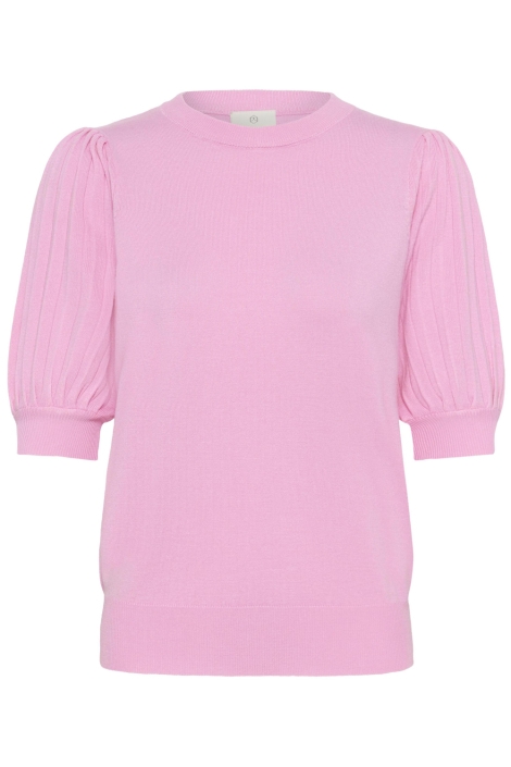 Kaffe roze dames t-shirt | Vooraanzicht