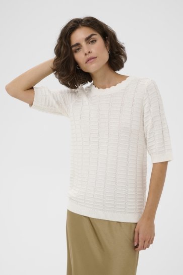 Kaffe Trui KALOTUS PULLOVER 10511366 CHALK