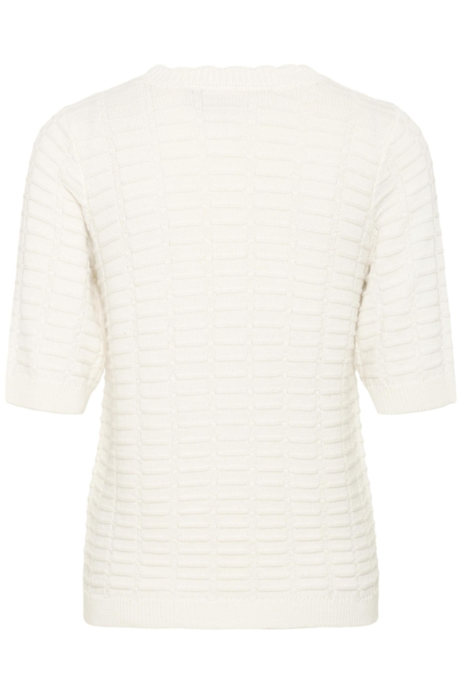 Kaffe witte dames trui | Achteraanzicht