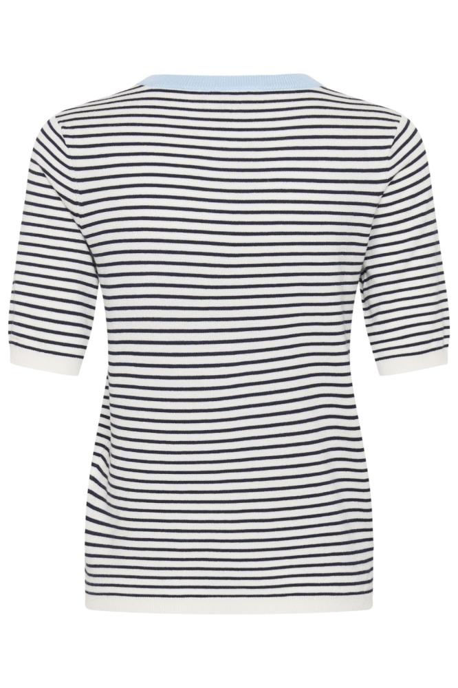 Kaffe beige dames trui | Achteraanzicht