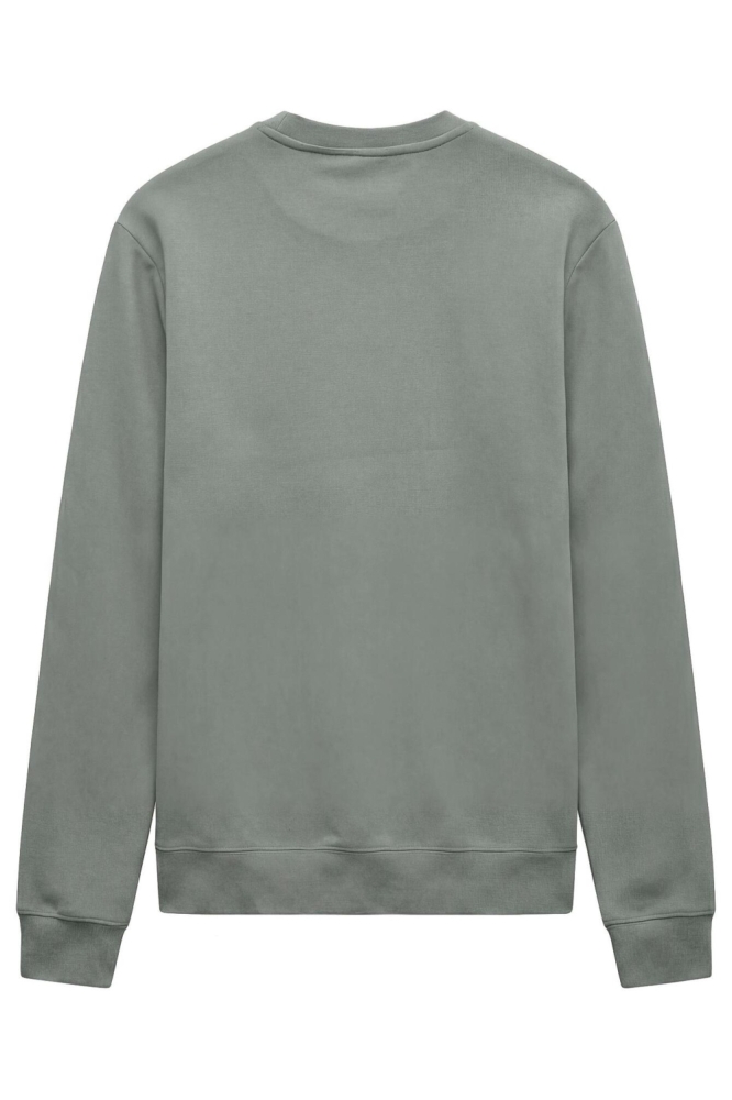 Antony Morato groene heren sweater | Achteraanzicht