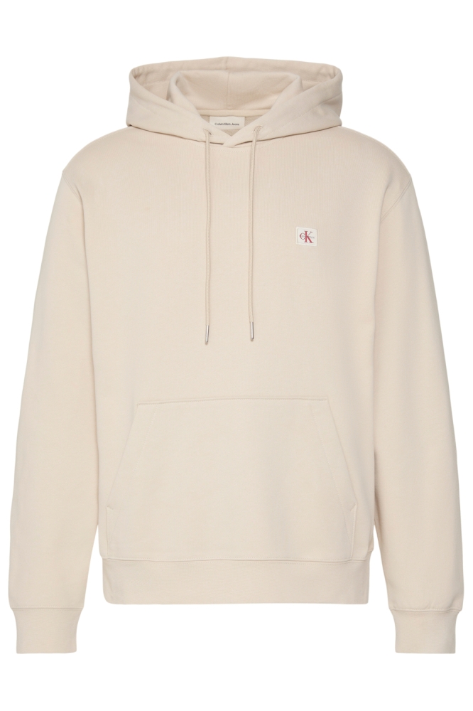 Calvin Klein beige heren sweater | Vooraanzicht