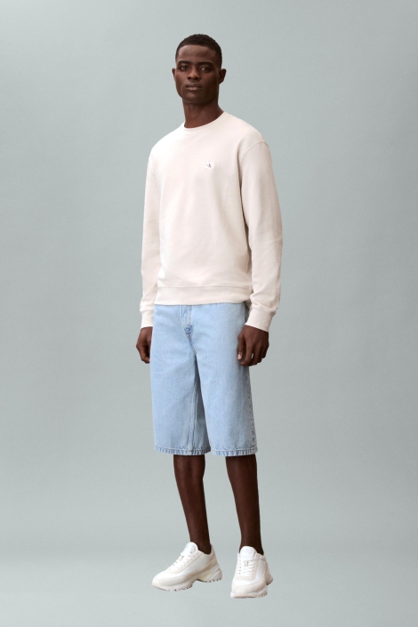 Calvin Klein beige heren sweater | Model