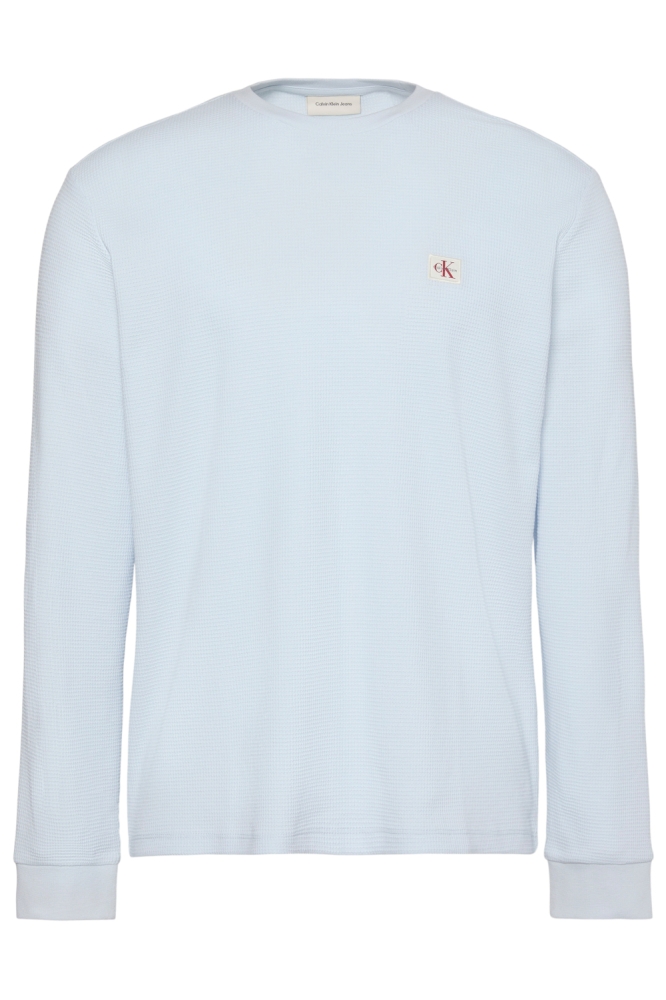 Calvin Klein blauwe heren t-shirt | Vooraanzicht