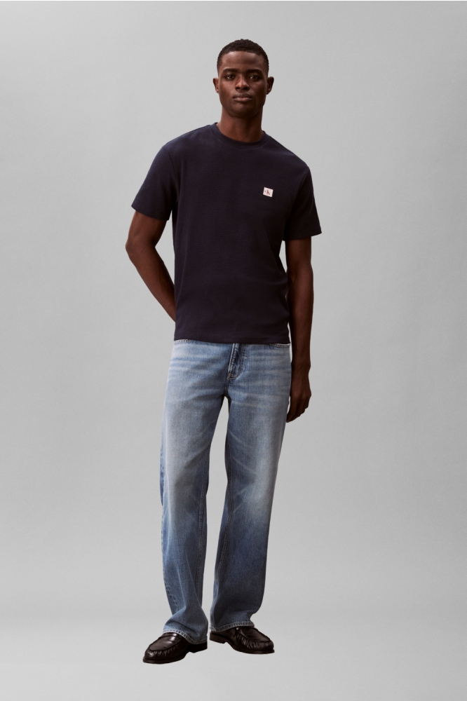 Calvin Klein blauwe heren t-shirt | Model