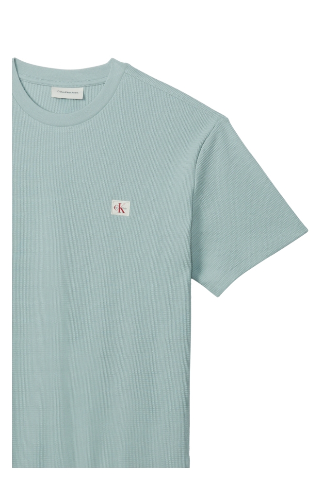 Calvin Klein groene heren t-shirt | Close up