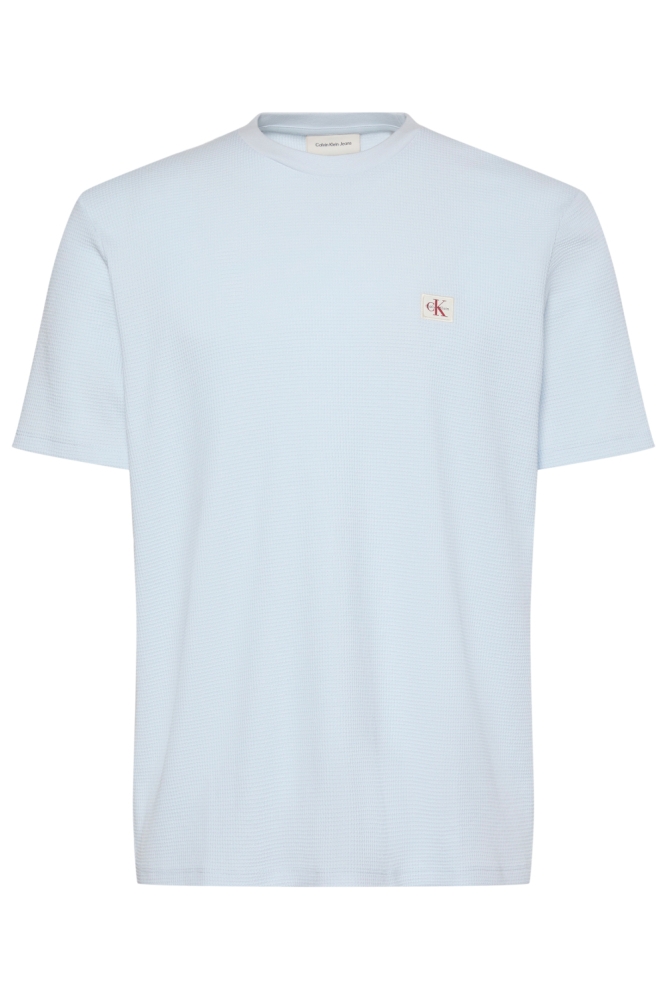 Calvin Klein blauwe heren t-shirt | Vooraanzicht