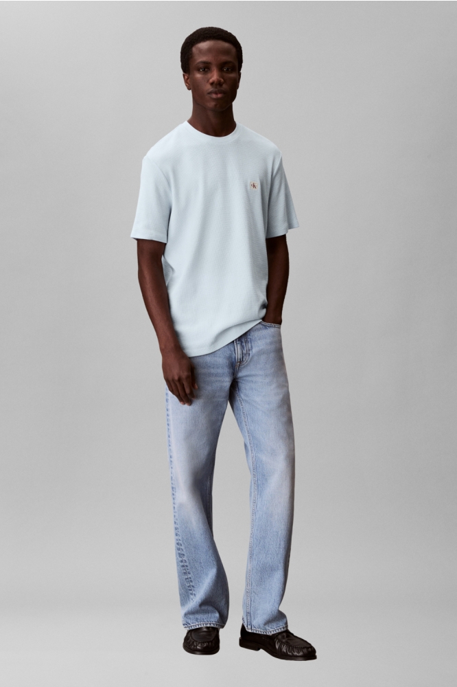 Calvin Klein blauwe heren t-shirt | Model