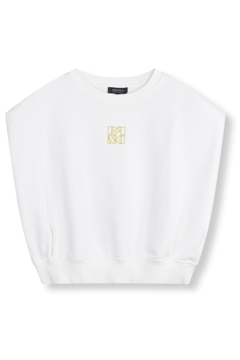 Refined Department witte dames sweater | Vooraanzicht