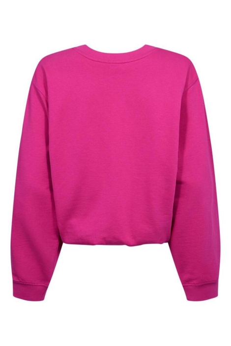 Freequent roze dames sweater | Achteraanzicht