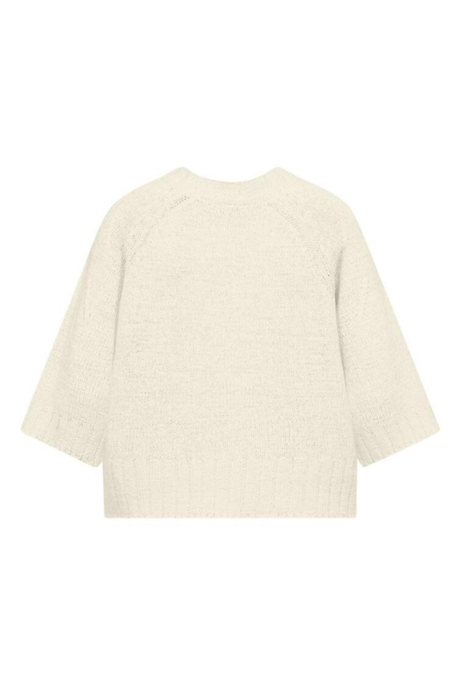 Freequent ecru dames trui | Achteraanzicht