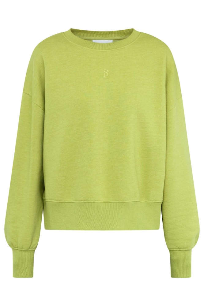 SisterS point groene dames sweater | Vooraanzicht