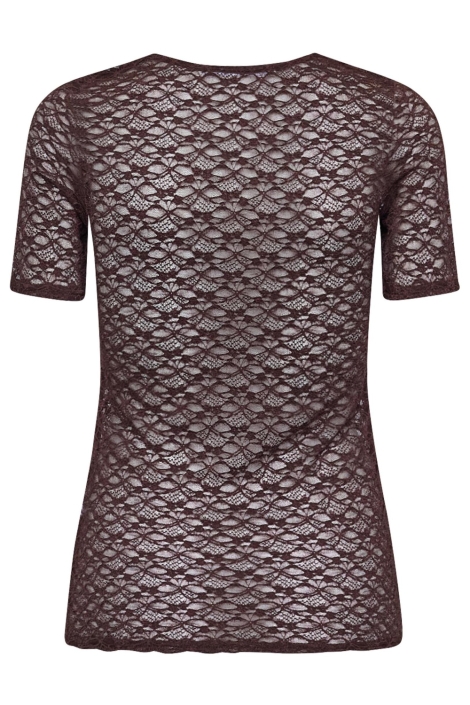 SisterS point bruine dames t-shirt | Achteraanzicht