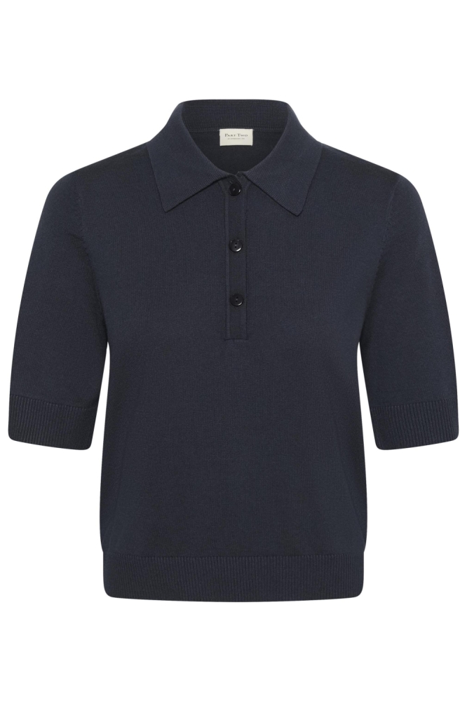 Part Two blauwe dames trui | Vooraanzicht