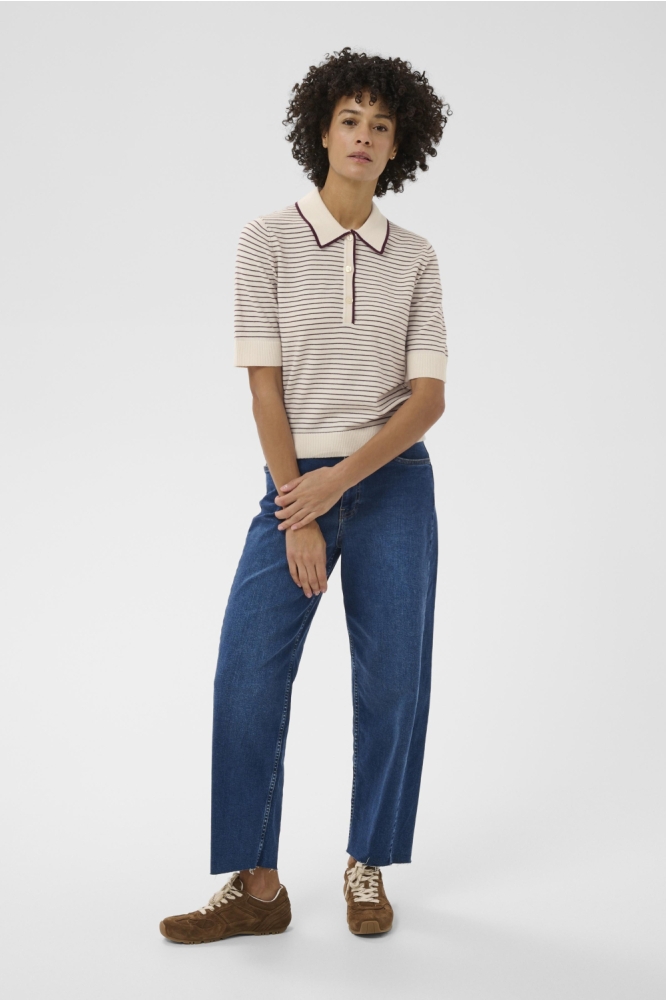 Part Two ecru dames trui | Model