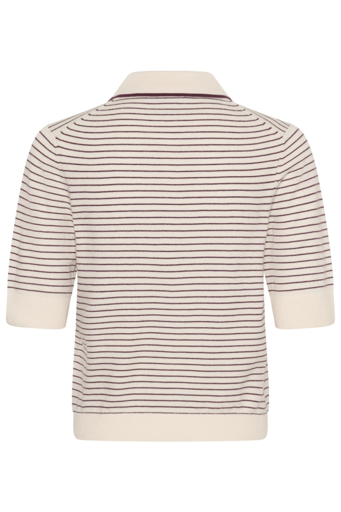 Part Two ecru dames trui | Achteraanzicht