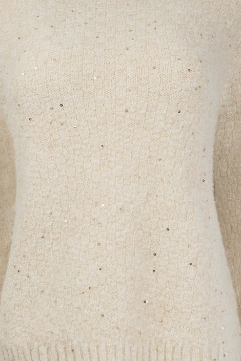 NED beige dames trui | Kleurstaal