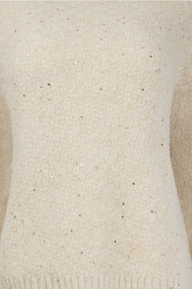 NED beige dames trui | Kleurstaal