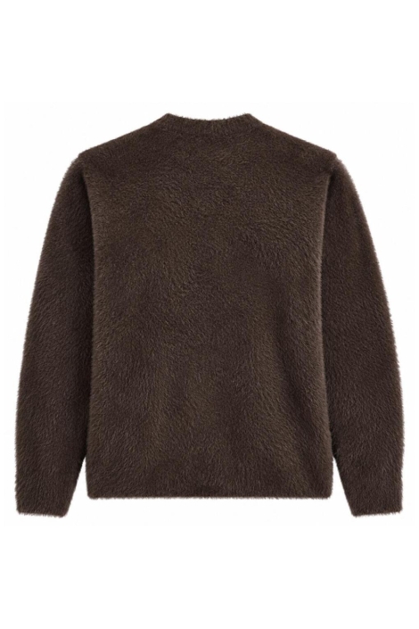NED bruine dames vest | Achteraanzicht