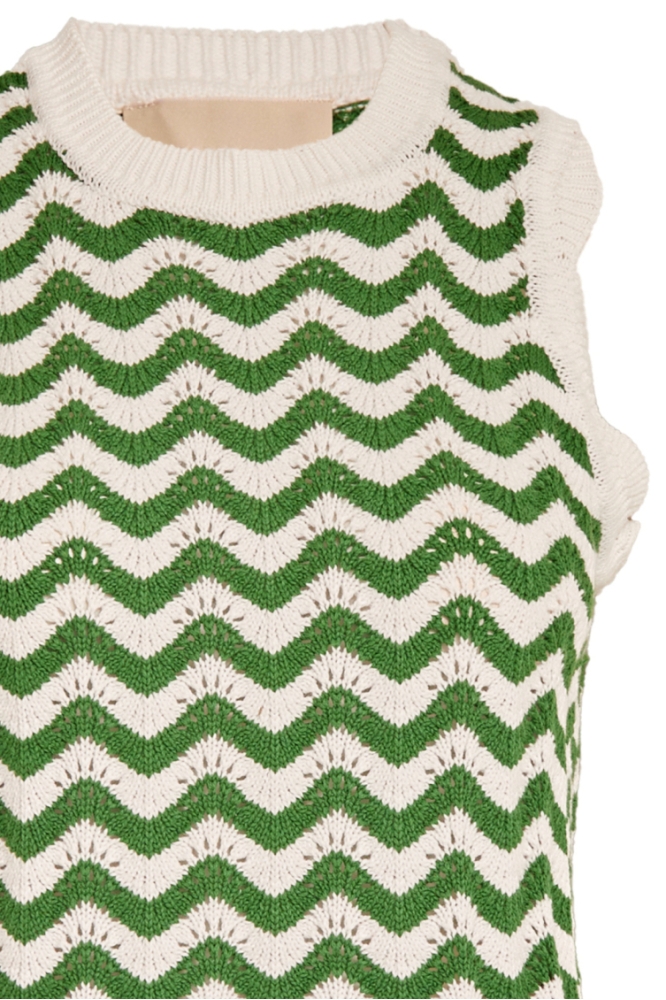 Peppercorn witte dames trui | Close up