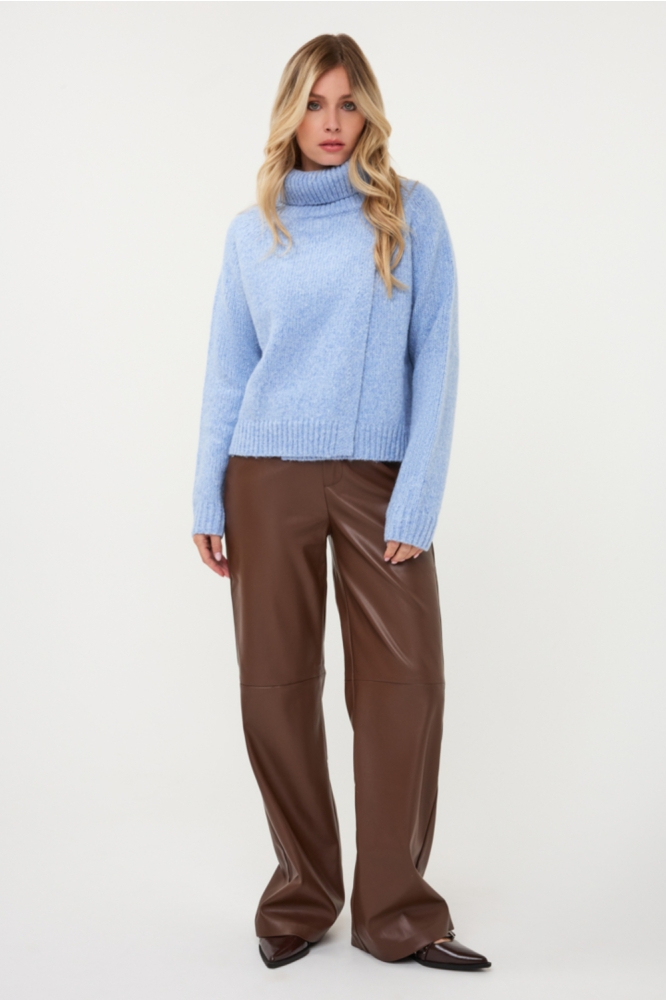 EsQualo blauwe dames trui | Model