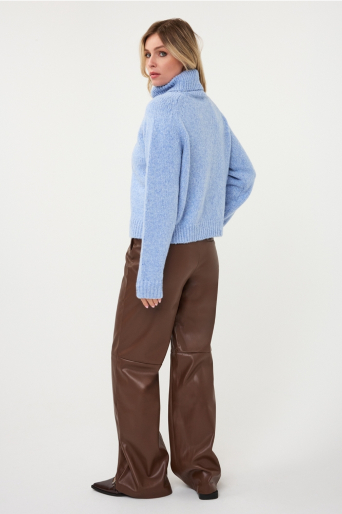 EsQualo blauwe dames trui | Model