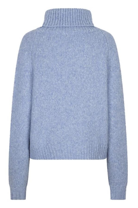 EsQualo blauwe dames trui | Achteraanzicht