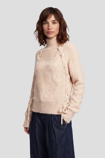 Fluresk Trui AIMY KNIT SWEATER 26WVF06 402 WOOD ASH