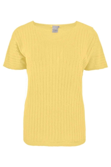 FOS Amsterdam T-shirt JUNA UNI 7754 700 GEEL