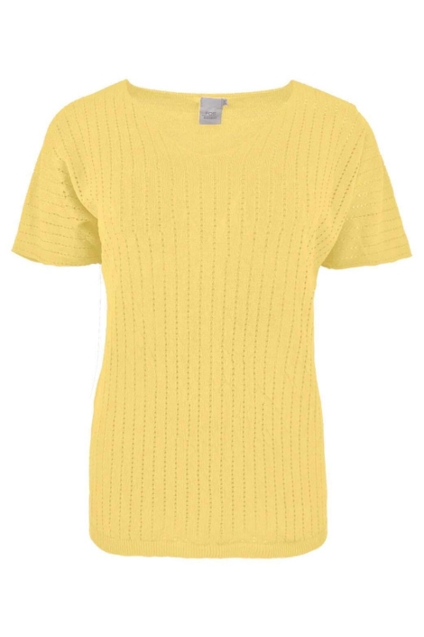 FOS Amsterdam gele dames t-shirt | Vooraanzicht