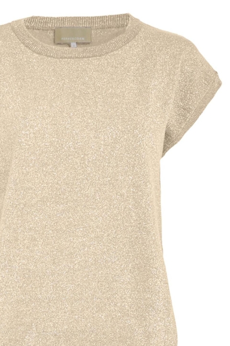 Peppercorn beige dames trui | Close up