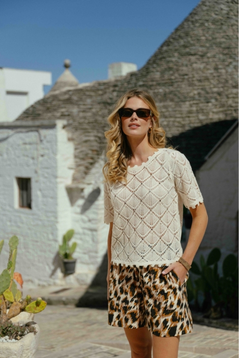 C&S The Label beige dames trui | Sfeerbeeld, In situatie