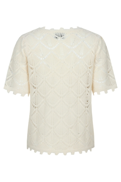 C&S The Label beige dames trui | Achteraanzicht