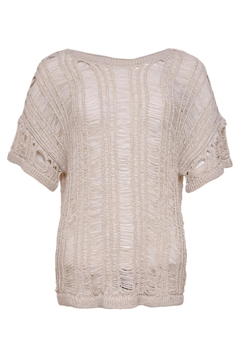 Maicazz beige dames trui | Vooraanzicht