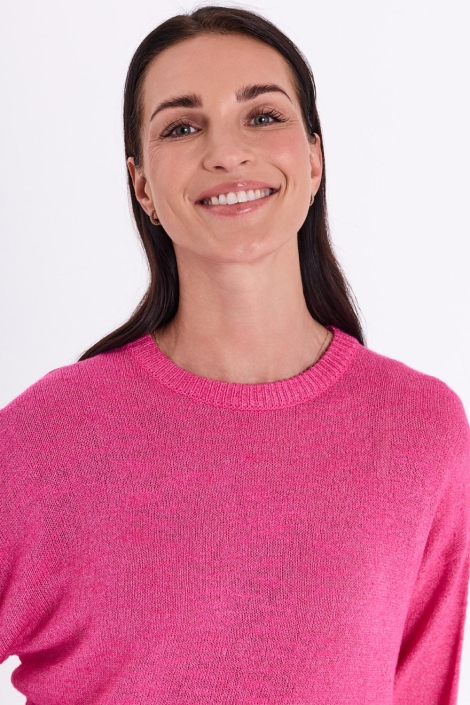 Freequent roze dames t-shirt | Close up