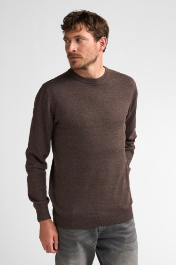 Petrol Industries men knitwear round neck basic Bruin