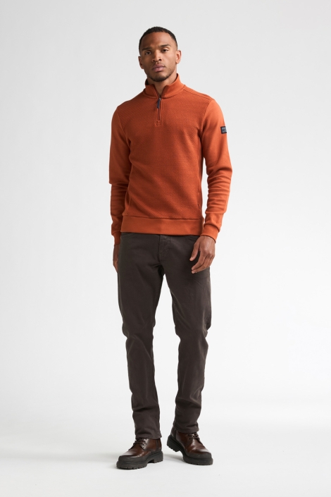 Petrol Industries koperen heren sweater | Model
