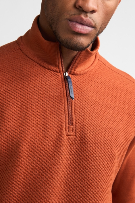 Petrol Industries koperen heren sweater | Close up