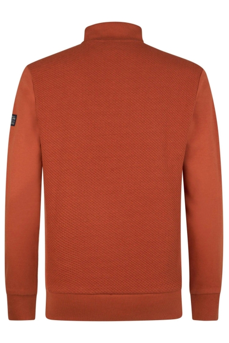 Petrol Industries koperen heren sweater | Achteraanzicht