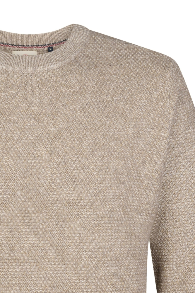 Petrol Industries beige heren trui | Close up