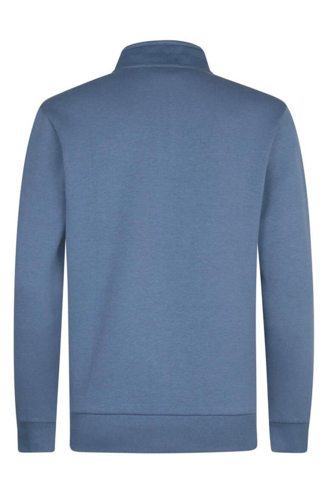 Petrol Industries blauwe heren sweater | Achteraanzicht