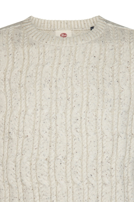 Petrol Industries beige heren trui | Kleurstaal