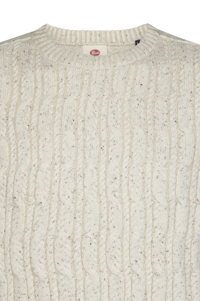Petrol Industries beige heren trui | Kleurstaal