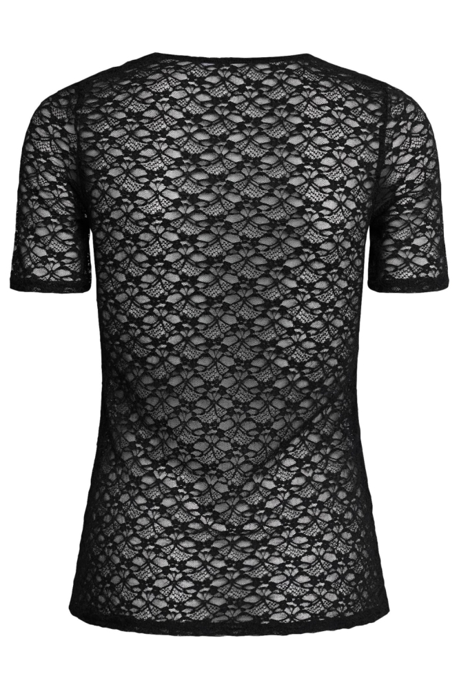SisterS point zwarte dames t-shirt | Achteraanzicht