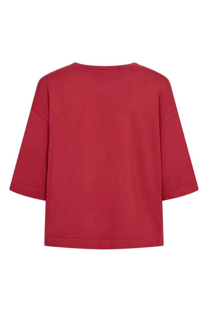 Freequent roze dames trui | Achteraanzicht