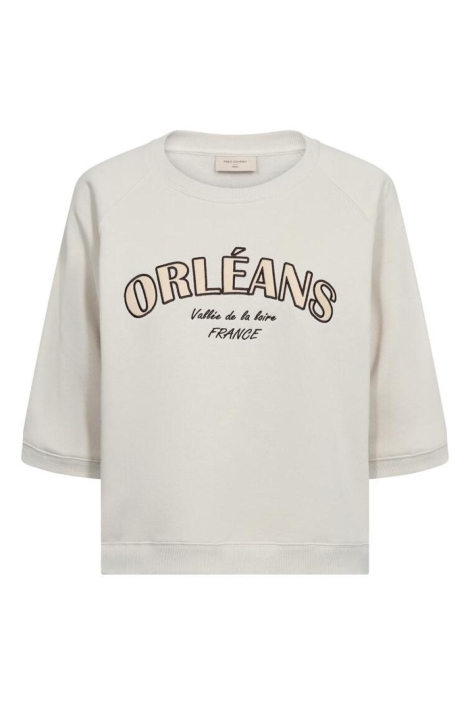 Freequent beige dames sweater | Vooraanzicht
